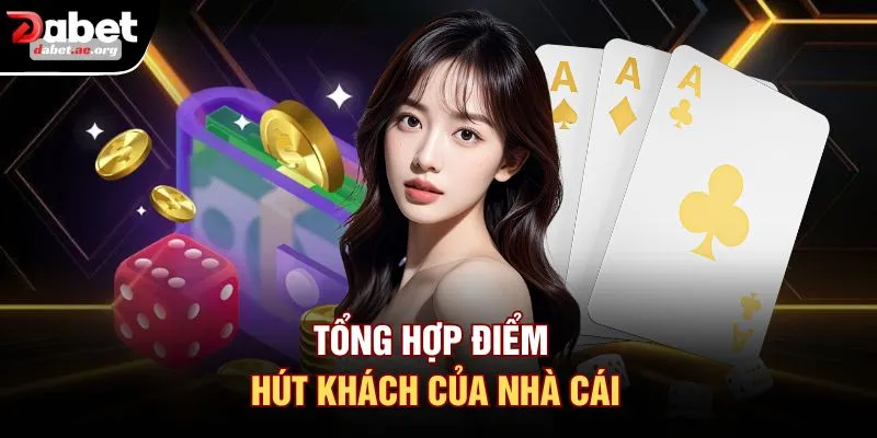 Tổng hợp điểm hút khách của nhà cái